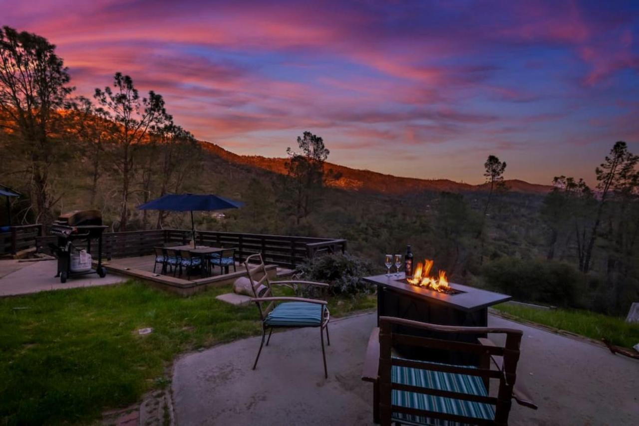 Sierra Vista Lookout Lodge With Creek, Waterfall And Waterholes, Minutes From Bass Lake And Yosemite South Gate North Fork 외부 사진
