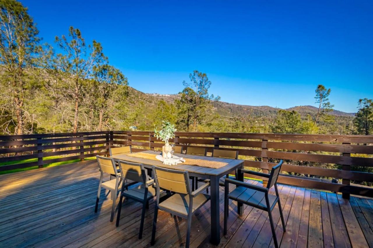 Sierra Vista Lookout Lodge With Creek, Waterfall And Waterholes, Minutes From Bass Lake And Yosemite South Gate North Fork 외부 사진