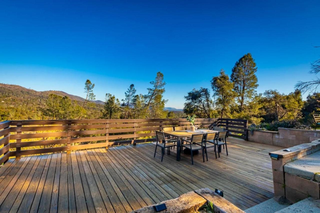 Sierra Vista Lookout Lodge With Creek, Waterfall And Waterholes, Minutes From Bass Lake And Yosemite South Gate North Fork 외부 사진