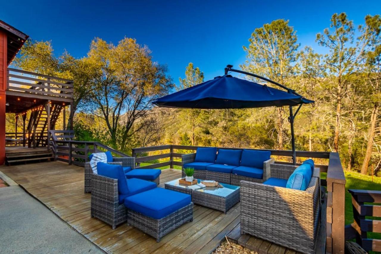 Sierra Vista Lookout Lodge With Creek, Waterfall And Waterholes, Minutes From Bass Lake And Yosemite South Gate North Fork 외부 사진