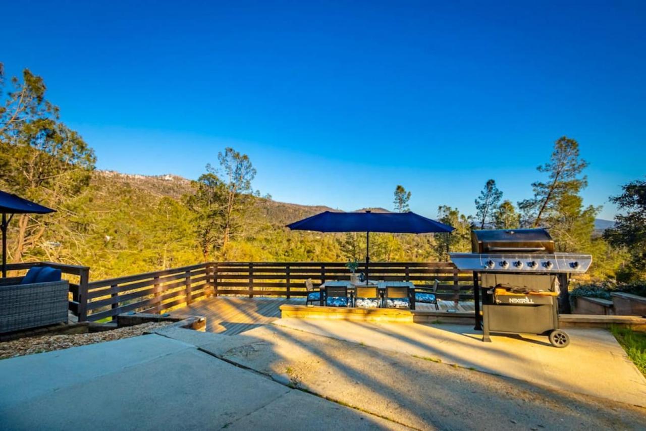 Sierra Vista Lookout Lodge With Creek, Waterfall And Waterholes, Minutes From Bass Lake And Yosemite South Gate North Fork 외부 사진