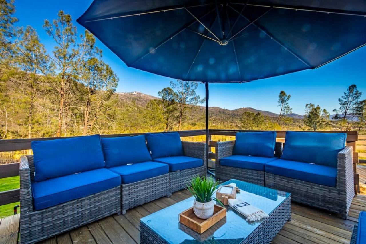 Sierra Vista Lookout Lodge With Creek, Waterfall And Waterholes, Minutes From Bass Lake And Yosemite South Gate North Fork 외부 사진
