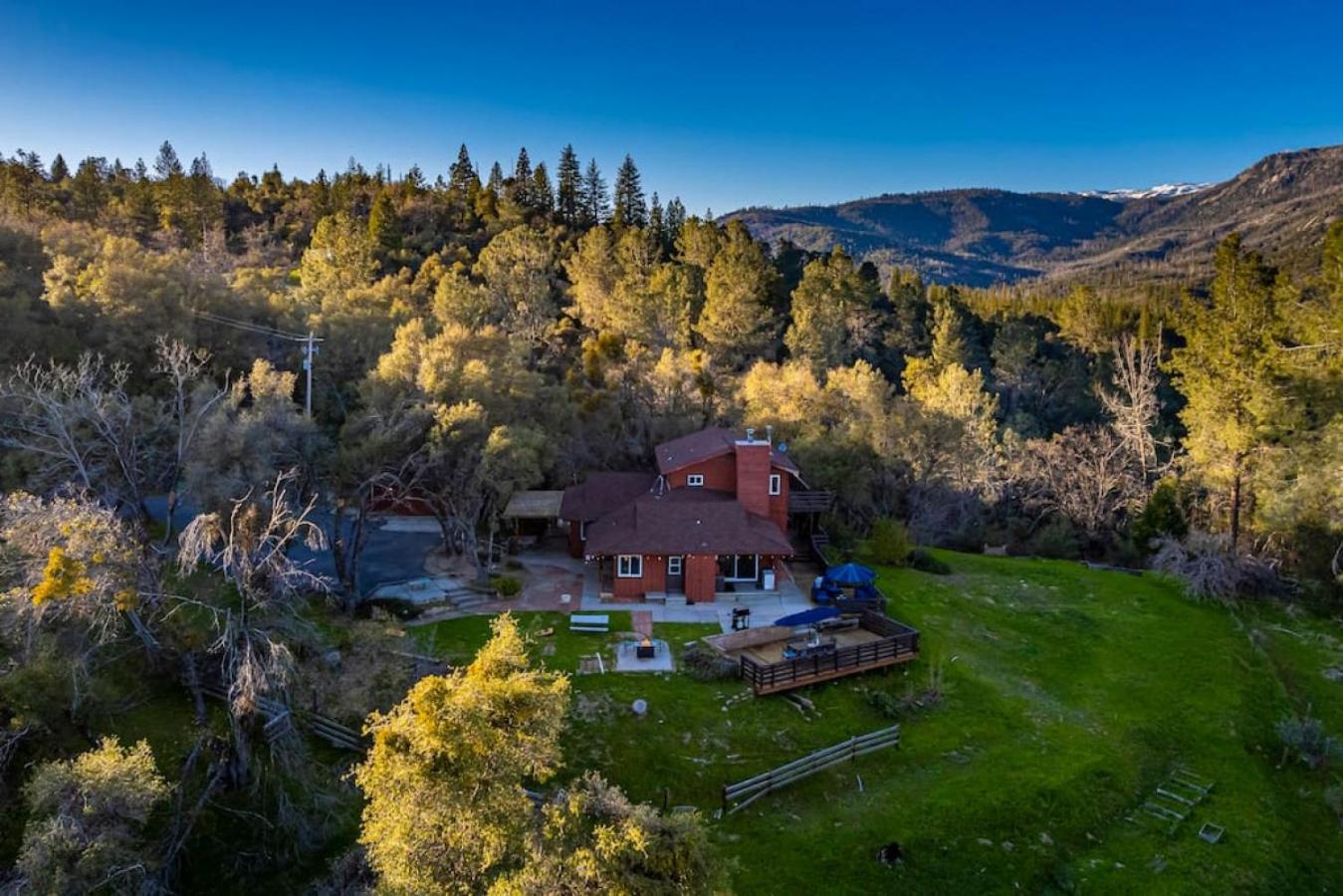 Sierra Vista Lookout Lodge With Creek, Waterfall And Waterholes, Minutes From Bass Lake And Yosemite South Gate North Fork 외부 사진