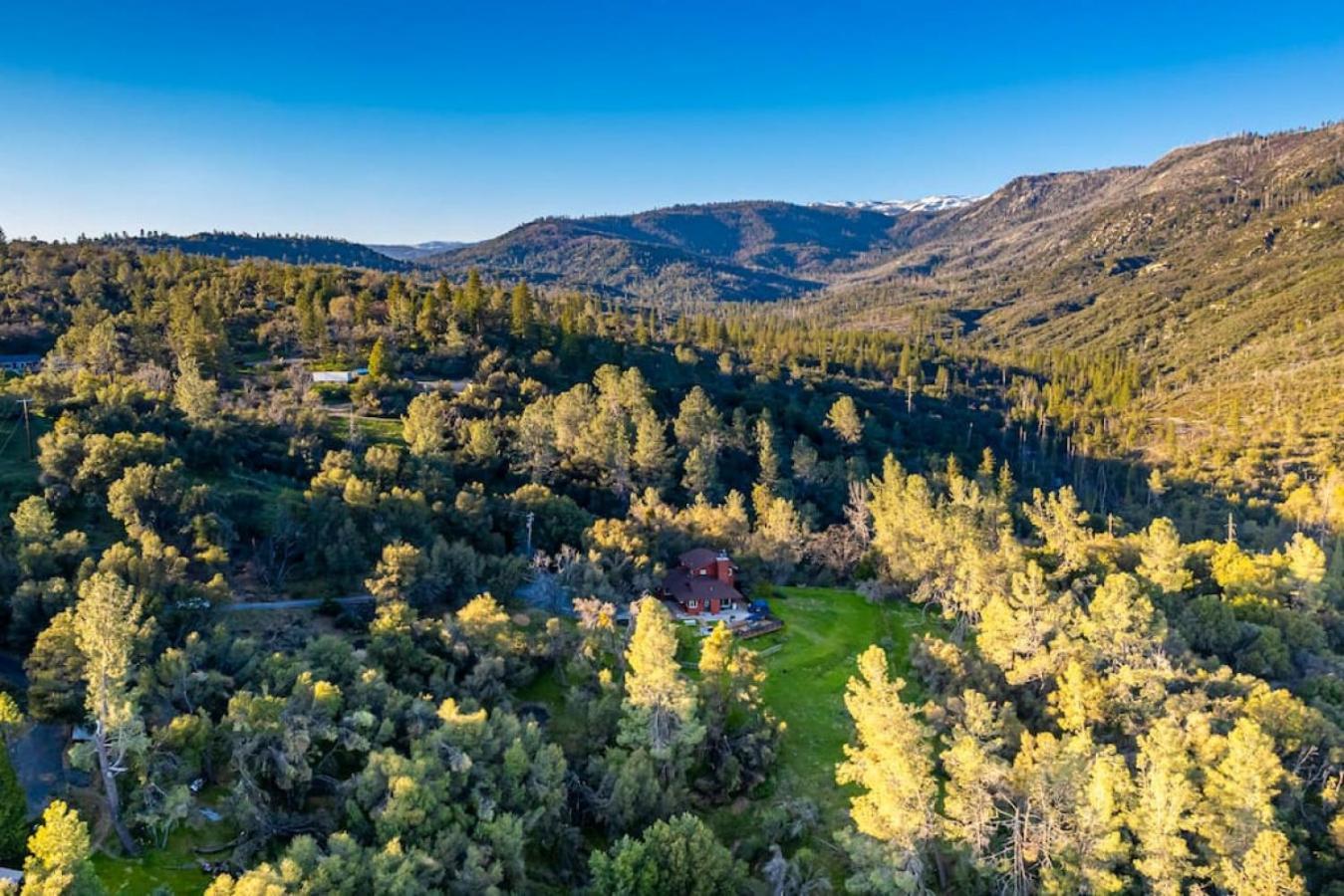 Sierra Vista Lookout Lodge With Creek, Waterfall And Waterholes, Minutes From Bass Lake And Yosemite South Gate North Fork 외부 사진