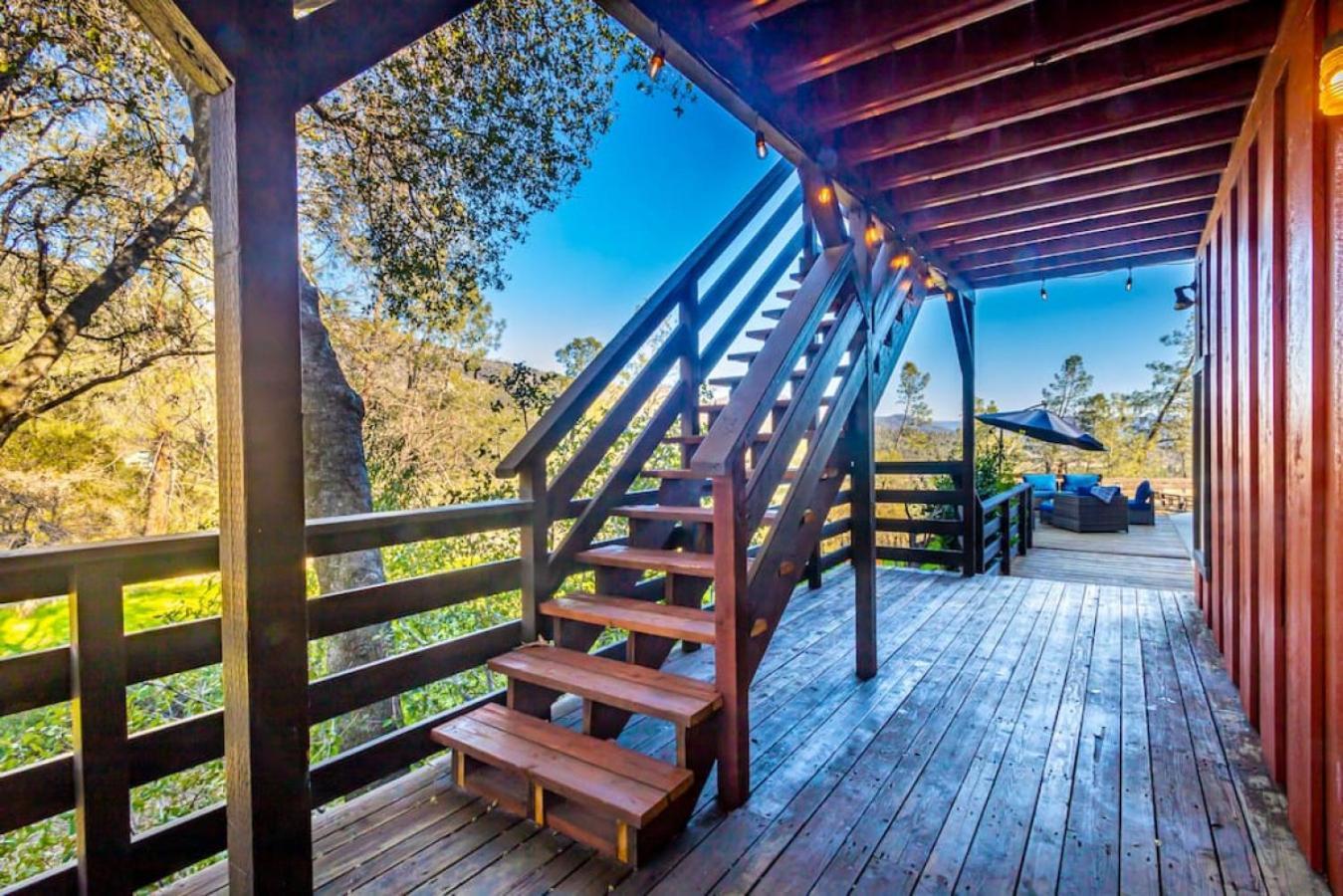 Sierra Vista Lookout Lodge With Creek, Waterfall And Waterholes, Minutes From Bass Lake And Yosemite South Gate North Fork 외부 사진