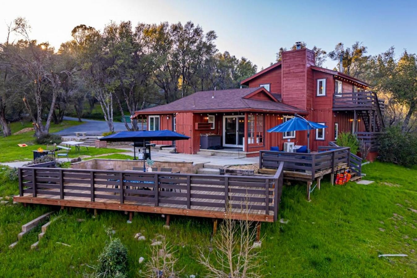 Sierra Vista Lookout Lodge With Creek, Waterfall And Waterholes, Minutes From Bass Lake And Yosemite South Gate North Fork 외부 사진